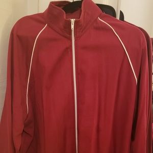 American Apparel Burgundy zip up sweater